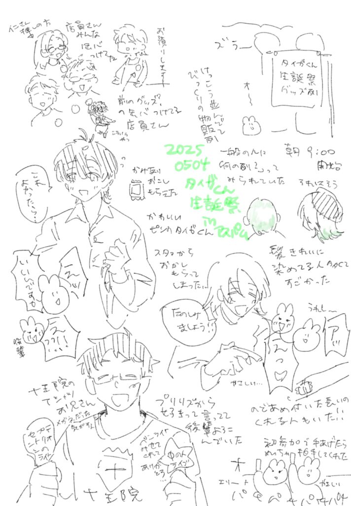 応援上映日記(🔑タ誕生日)